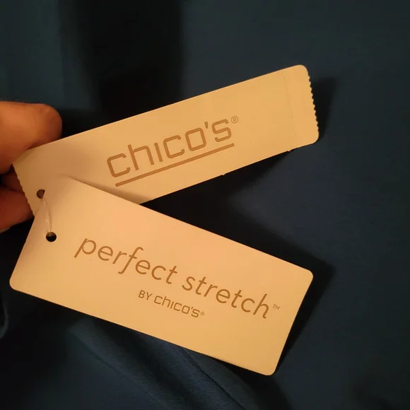 NWT Chico's Vibrant Blue Ankle Pants - Picture 8 of 11